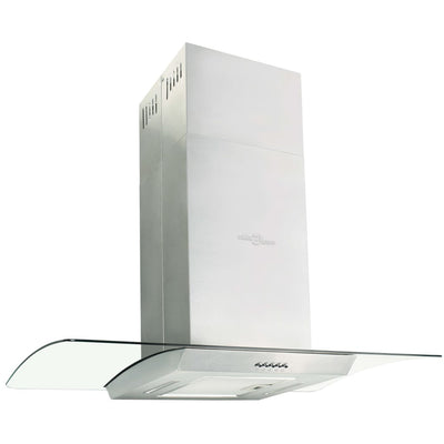 Vidaxl Island Extractor 756 m³ U LED 90 cm de acero inoxidable