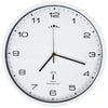 Reloj de pared Vidaxl con White de 31 cm de 31 cm, impulsado por radio de cuarzo