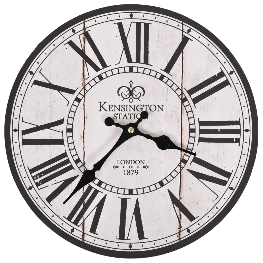 Vidaxl Wall Clock Vintage Style 30 cm Londra