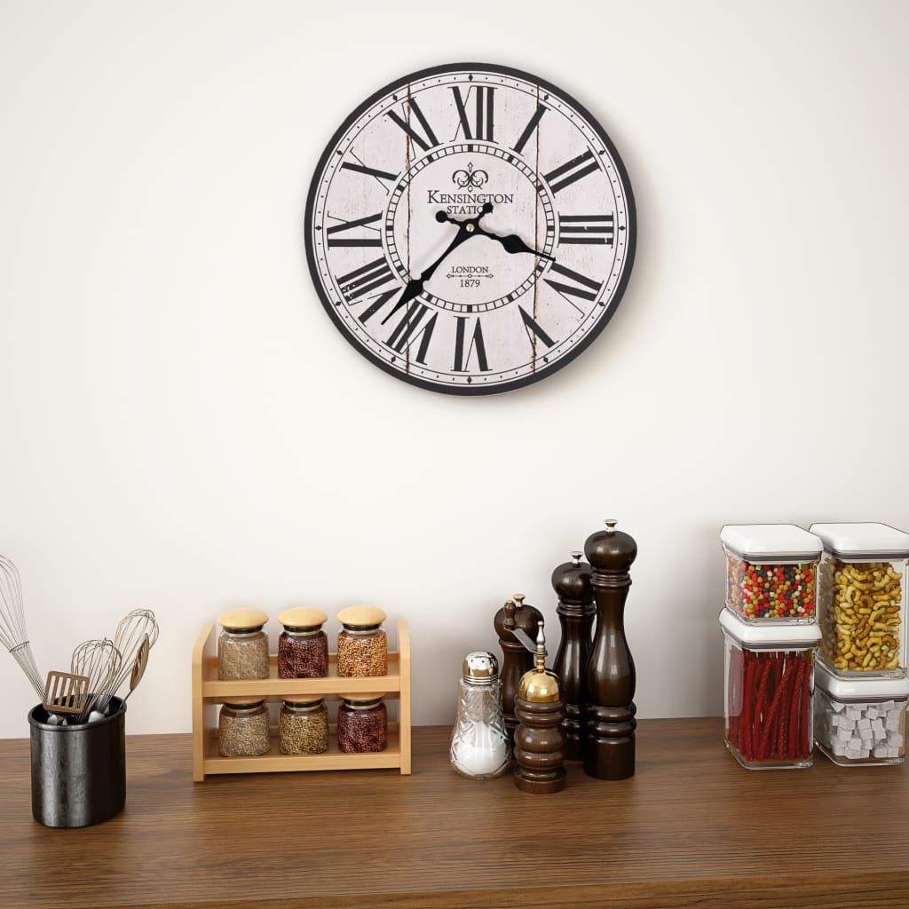 Vidaxl Wall Clock Vintage Style 30 cm Londra