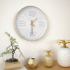 Vidaxl Wall Clock Copper Look 30 cm