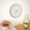 Vidaxl Reloj de pared 30 cm Rosé de oro