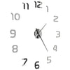 Vidaxl Orologio da parete 3D 100 cm xxl colorato argento moderno