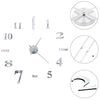 Vidaxl Orologio da parete 3D 100 cm xxl colorato argento moderno