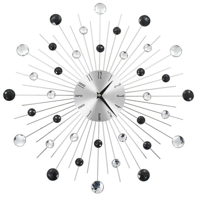 Reloj de pared Vidaxl con mecanismo de cuarzo de 50 cm Diseño moderno