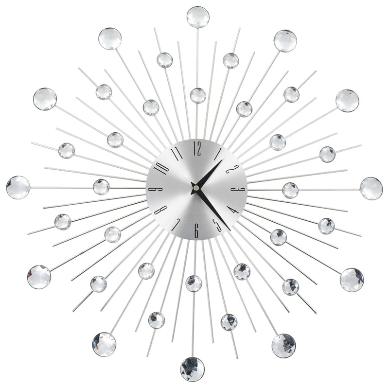 Reloj de pared Vidaxl con mecanismo de cuarzo de 50 cm Diseño moderno