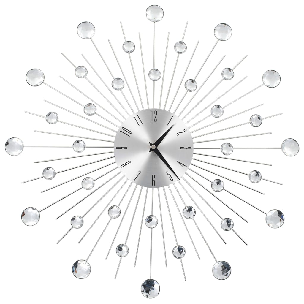 Reloj de pared Vidaxl con mecanismo de cuarzo de 50 cm Diseño moderno
