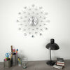 Reloj de pared Vidaxl con mecanismo de cuarzo de 50 cm Diseño moderno