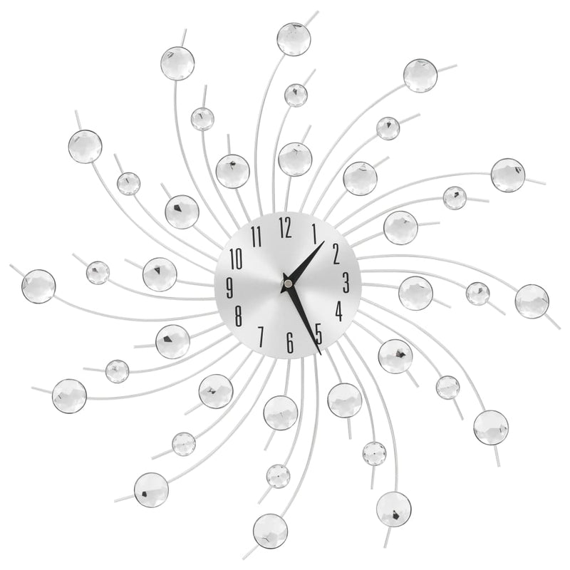 Reloj de pared Vidaxl con mecanismo de cuarzo de 50 cm Diseño moderno