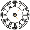 Vidaxl Reloj Vintage Estilo con mecanismo de cuarzo XXL 60 cm de metal