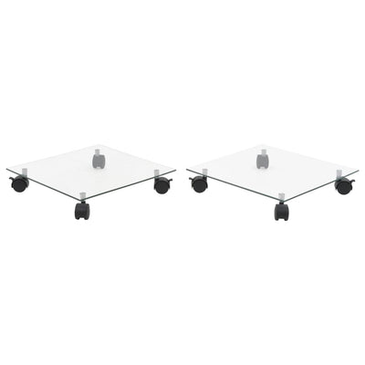 Rulli vegetali Vidaxl quadrati 35x35 cm vetro indurito 2 m