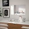 Vidaxl Specchio da parete Rettangolare 60x40 cm vetro