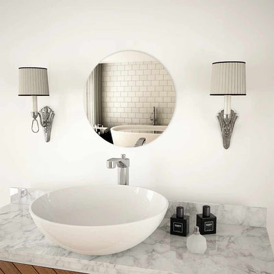 Espejo de pared Vidaxl alrededor de 40 cm de vidrio