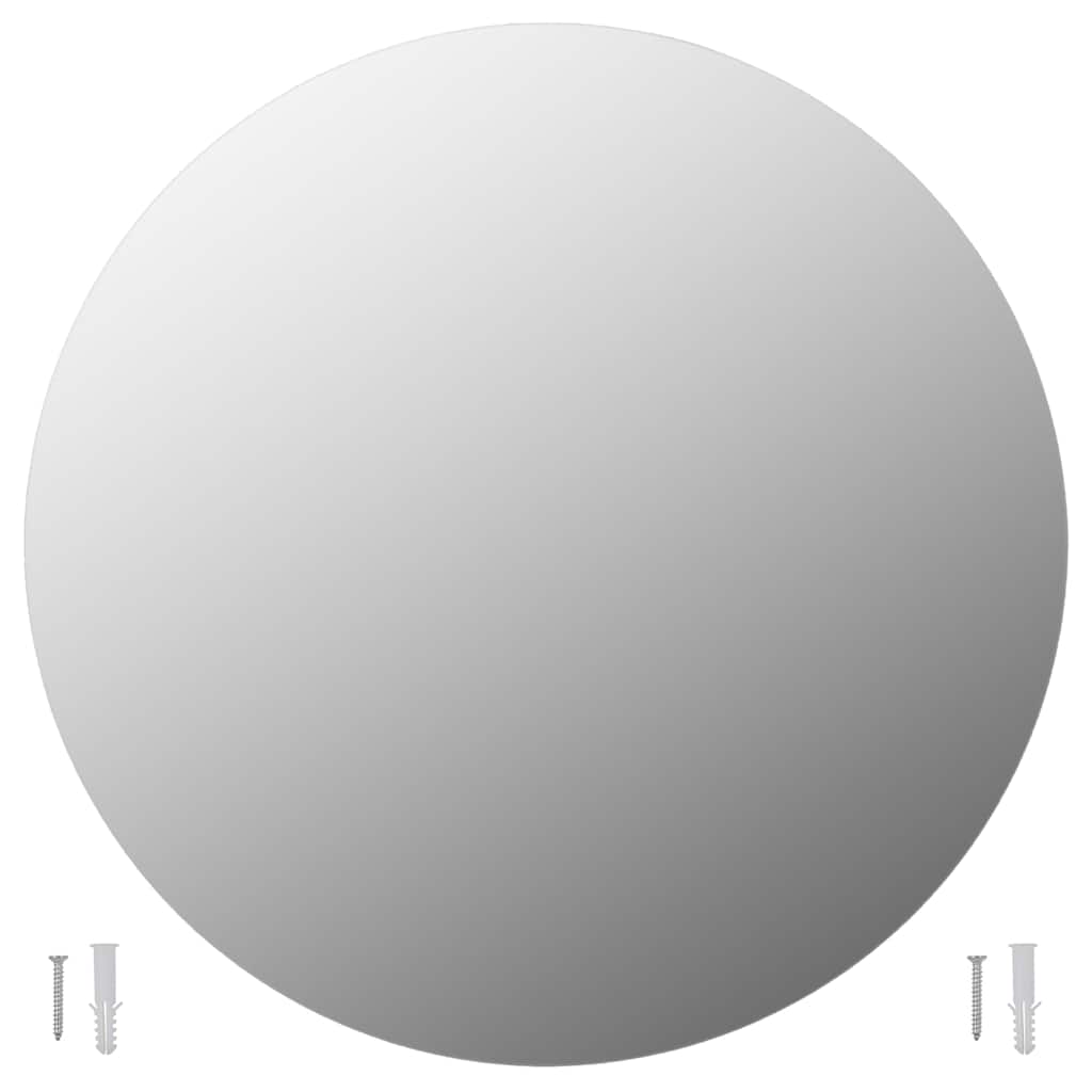 Espejo de pared Vidaxl alrededor de 60 cm de vidrio