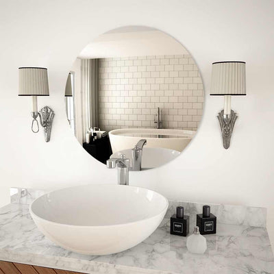 Espejo de pared Vidaxl alrededor de 60 cm de vidrio