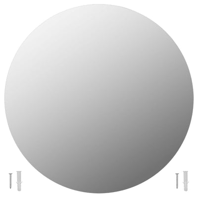 Espejo de pared Vidaxl alrededor de 70 cm de vidrio