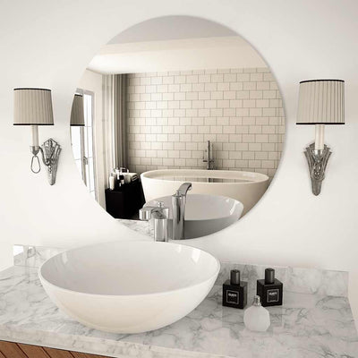 Espejo de pared Vidaxl alrededor de 70 cm de vidrio