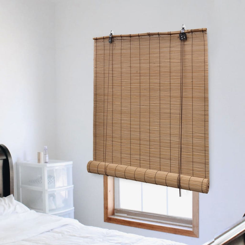 Vidaxl Roller Blind 100x220 cm Bamboo Brown