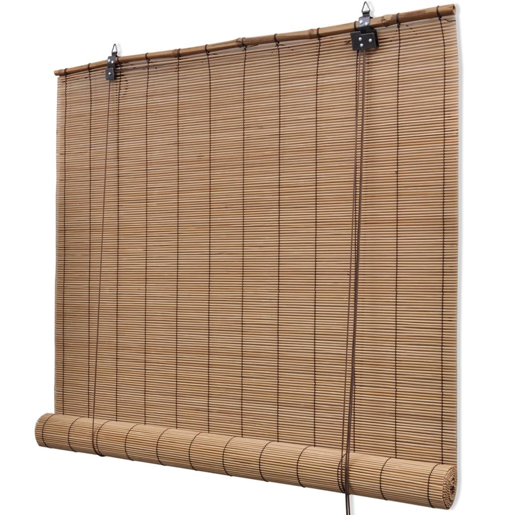 Vidaxl rullo cieco 140x220 cm Bamboo marrone