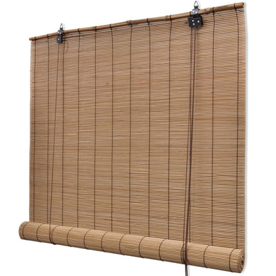 Vidaxl Roller Blind 140x220 cm Bamboo Brown