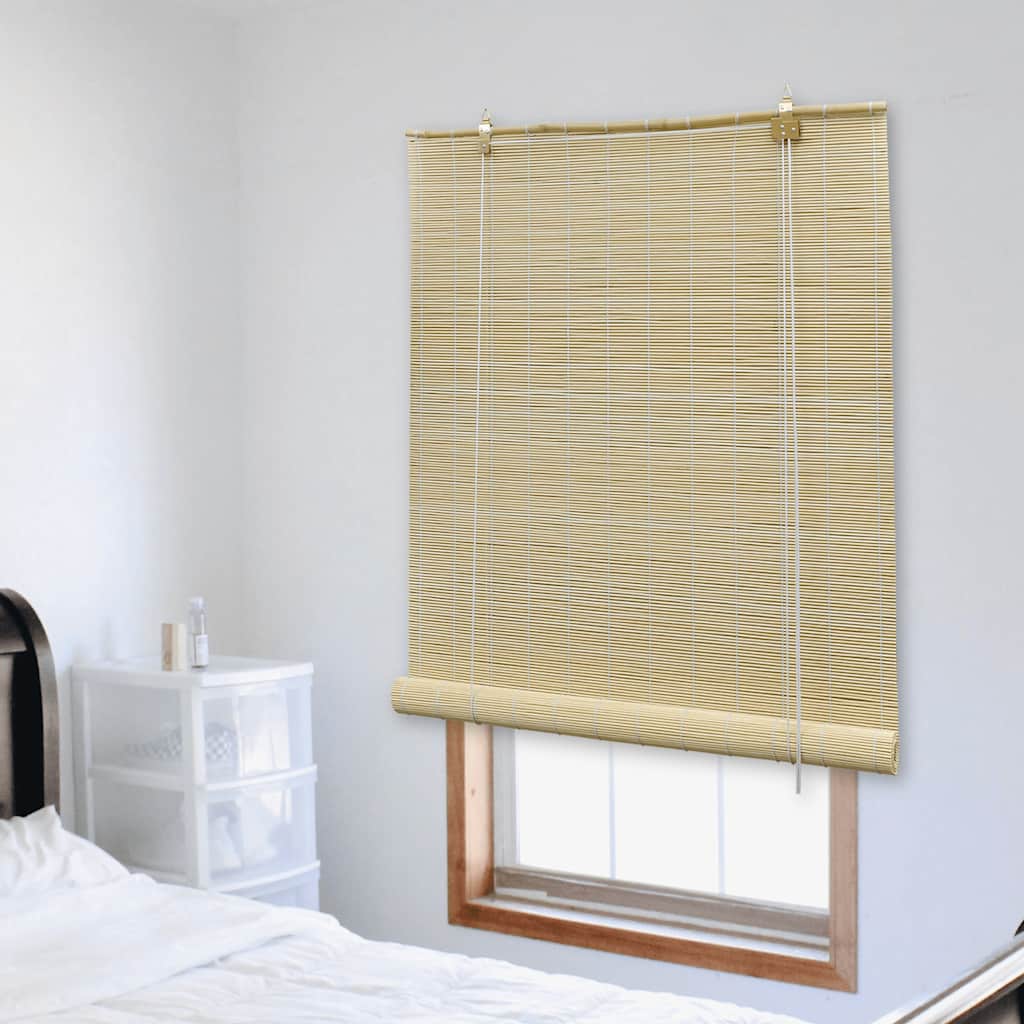 Vidaxl Roller Blind 150x160 cm Bamboo Natural