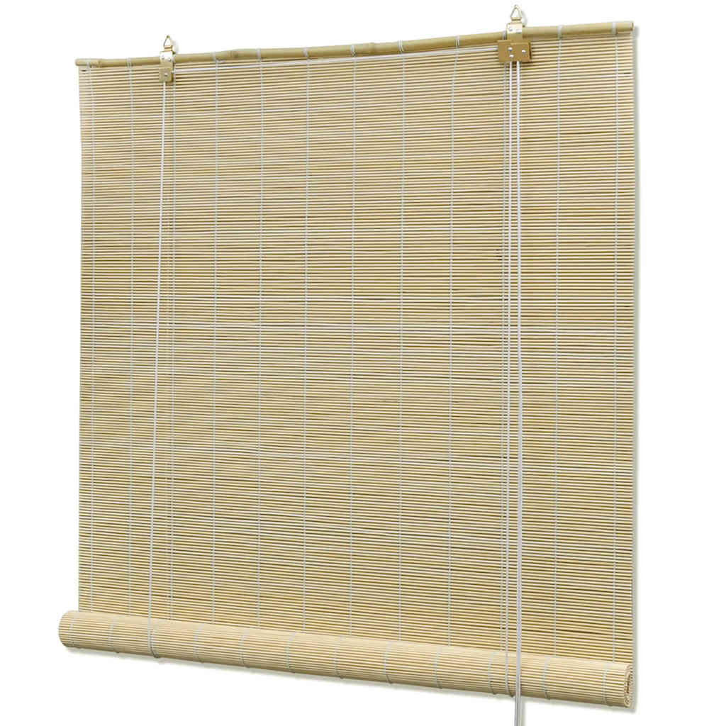 Vidaxl Roller Blind 140x220 cm Bamboo Natural