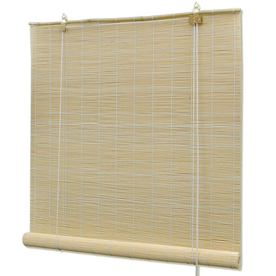 Vidaxl Roller Blind 140x220 cm Bamboo Natural