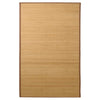 Vidaxl tapijt 100x160 cm bamboe bruin