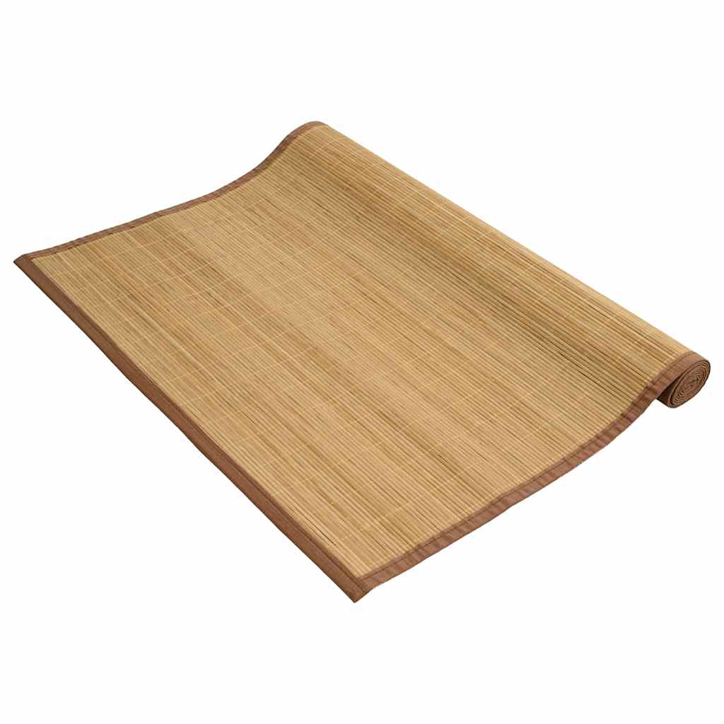 Vidaxl Carpet 160x230 cm Bamboo marrone