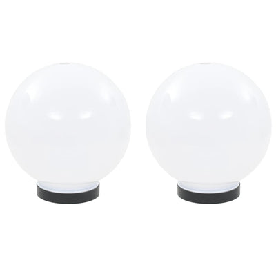 Lampade a lampadina a LED Vidaxl 2 pezzi round 20 cm PMMA