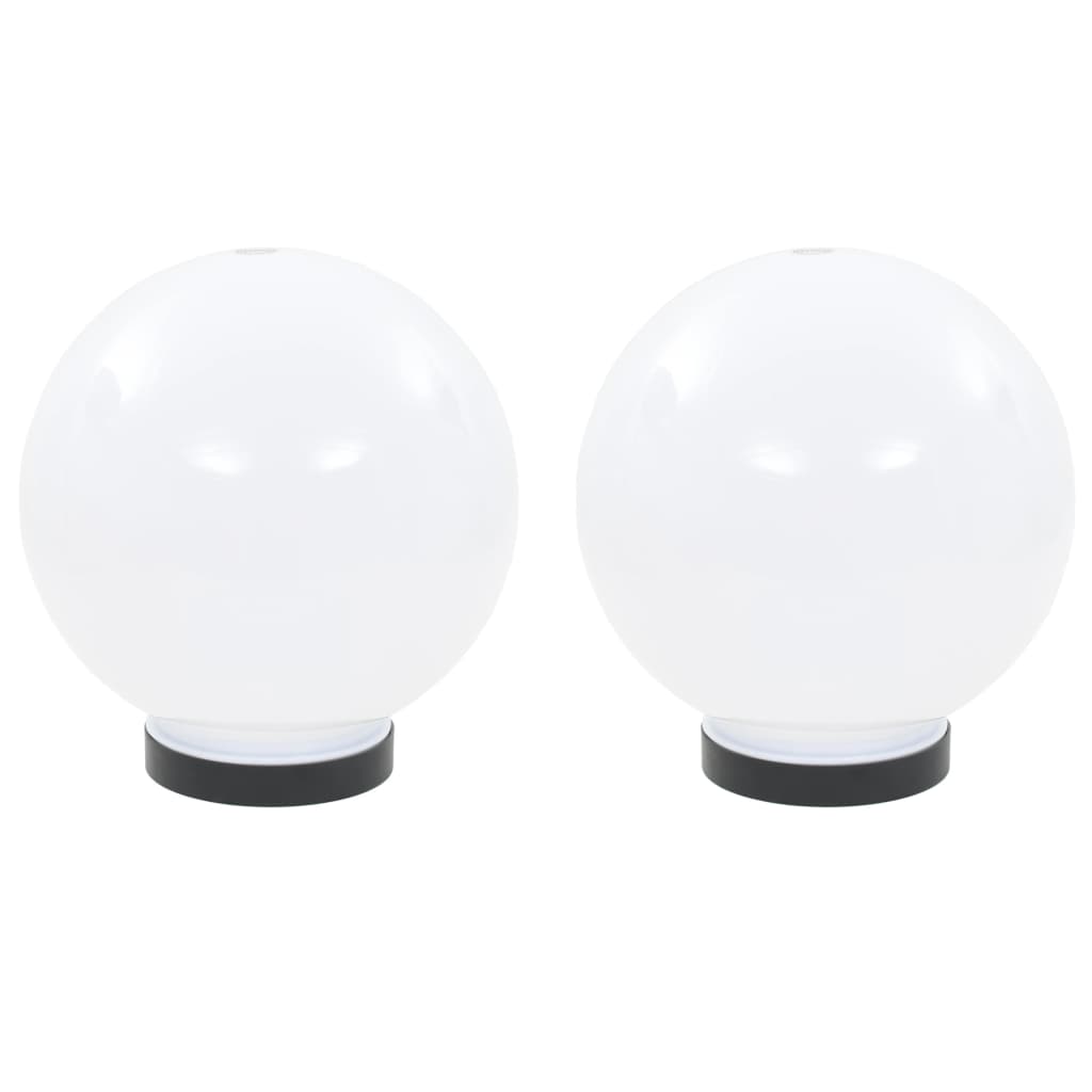 Lampade a lampadina a LED Vidaxl 2 pezzi round 20 cm PMMA