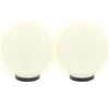 Lampade a LED VIDAXL 2 PC round 25 cm PMMA