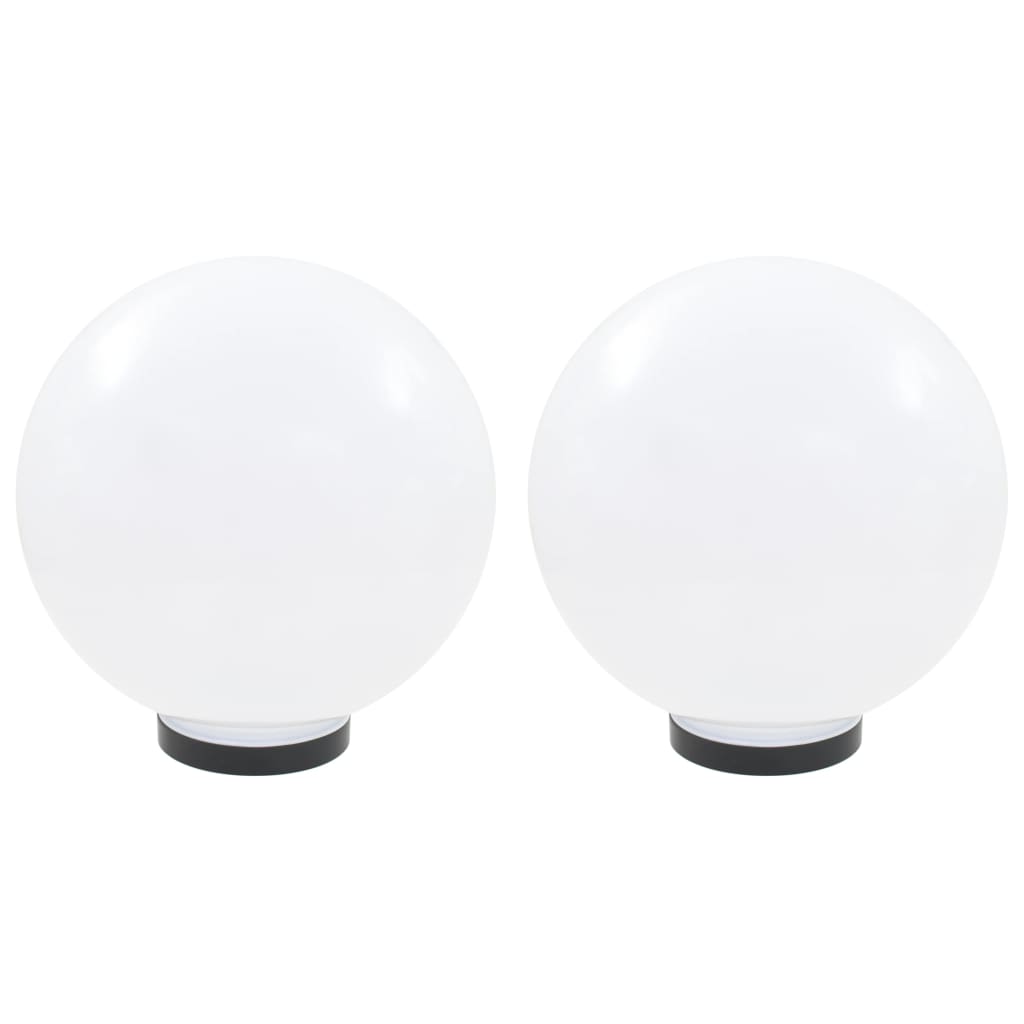 Lampade a lampadina a LED Vidaxl 2 pezzi round 30 cm PMMA