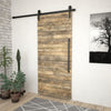 Scatola Vidaxl con parti per porta scorrevole 183 cm in acciaio nero