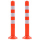 Vidaxl traffico pile 75 cm di plastica 2 m
