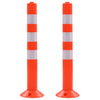 Vidaxl traffico pile 75 cm di plastica 2 m
