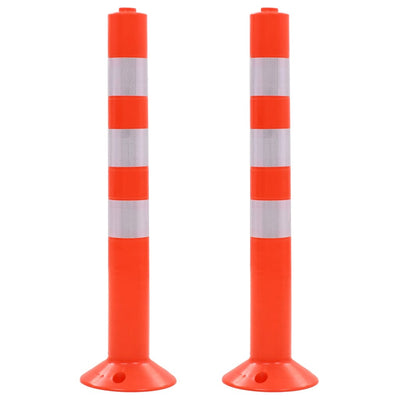 Vidaxl traffico pile 75 cm di plastica 2 m