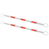 Vidaxl Pylon Rods Plegable 116-197 cm de plástico 2 STS