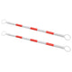 Vidaxl Pylon Rods Plegable 116-197 cm de plástico 2 STS