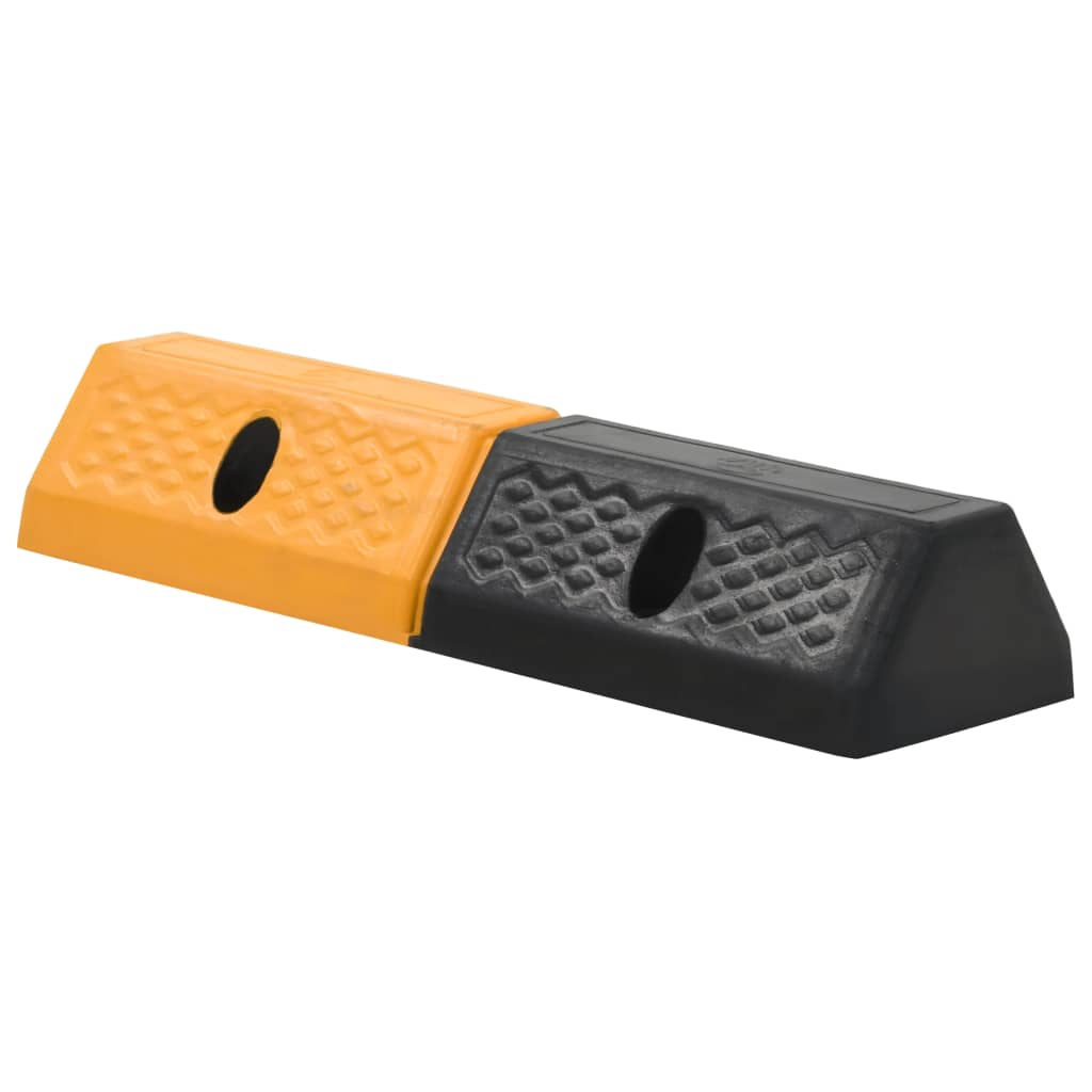 Blocchi di parcheggio Vidaxl 49x15x9 cm 2 pezzi