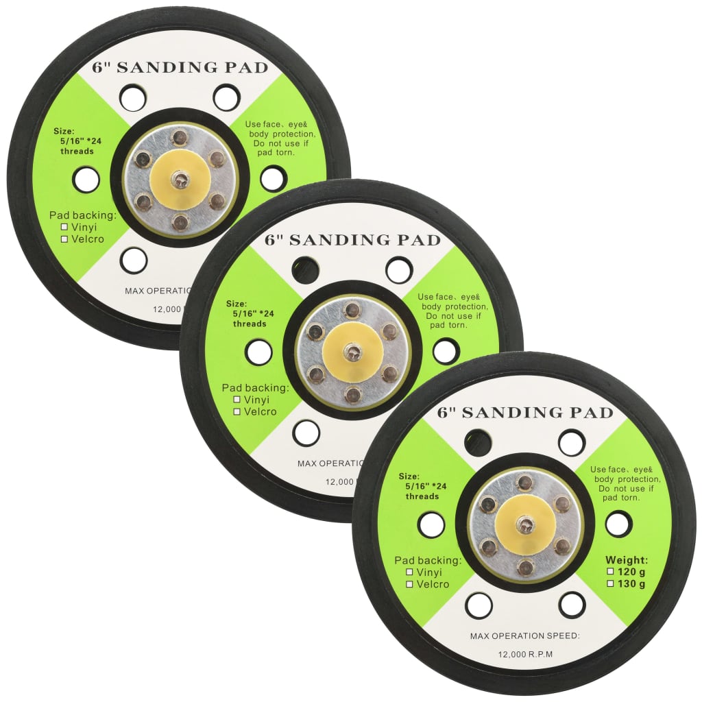 Vidaxl Sanding cuscing con 6 fori 15 cm 3 m