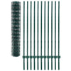 Vidaxl euro hek 20x1,5 m staal groen