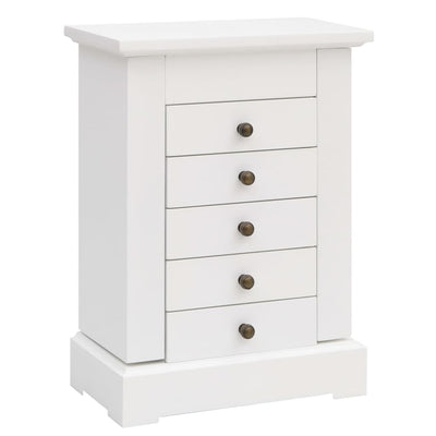 Vidaxl Jewelry Box con Mirror 25x13.5x34 cm MDF