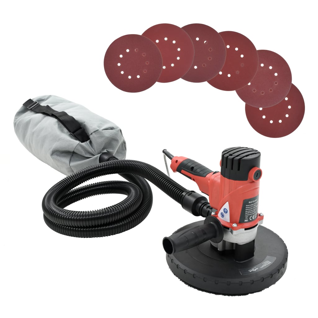 Vidaxl Muros Sander de techo con función extractor 1200 W