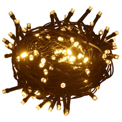 Vidaxl Light Cord con 600 LED con 8 effetti di luce IP44 60 m Bianco caldo