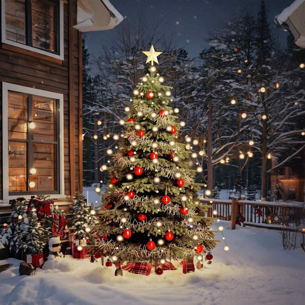 Vidaxl Lighting Tree Christmas Con con 180 LED Net 180 cm