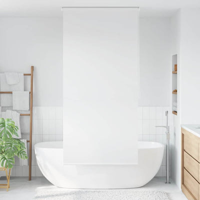 Vidaxl rullo cieco per doccia 100x240 cm bianco