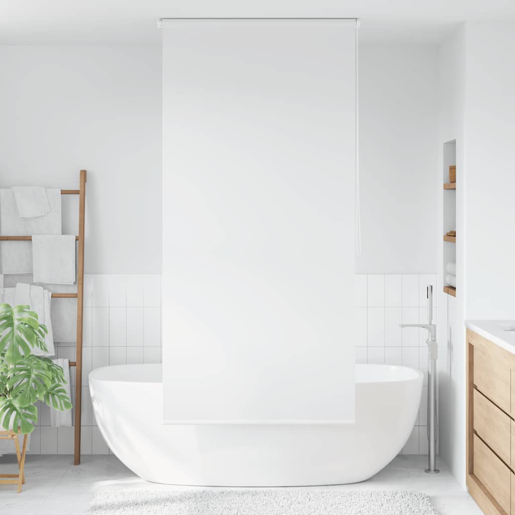 Vidaxl rullo cieco per doccia 120x240 cm bianco