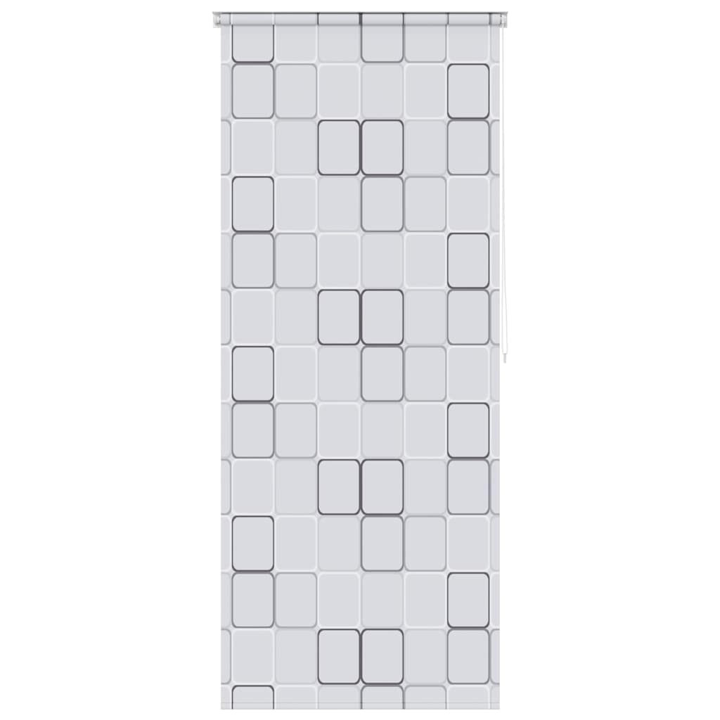 Vidaxl rolgordijn voor douche 100x240 cm vierkant