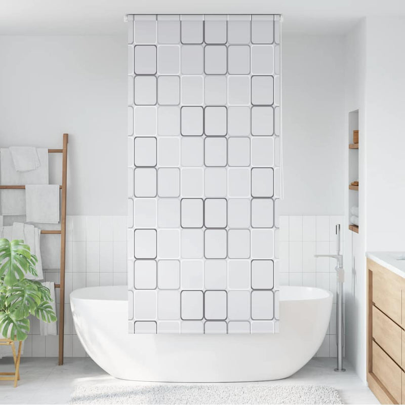 Vidaxl rolgordijn voor douche 100x240 cm vierkant